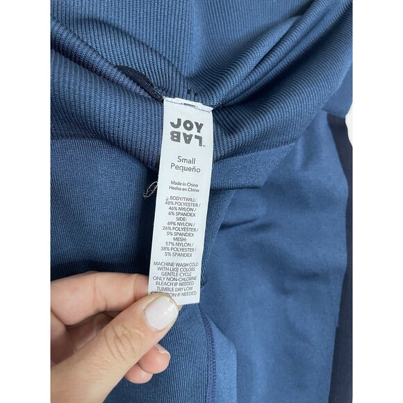 Joylab Women's Small Navy Blue Two Tone Leggings Midrise - Picture 5 of 6